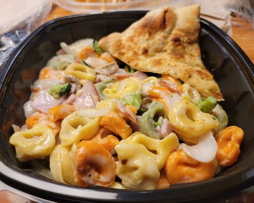 Photo of McDonald's - Orlando, FL, US. Alfredo Tortellini (customizable pasta)