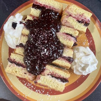 Comfort Cafe - Los Patios - Blackberry basil stuffed French toast - Breakfast & Brunch Near Me - San Antonio, Texas Comfort Cafe - Los Patios - Blackberry basil stuffed French toast - Breakfast & Brunch Near Me - San Antonio, Texas