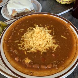 Copeland Cafe - Chili and cinnamon roll!