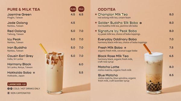 Menu photo 7 Odd One Out Tea Santa Monica, CA