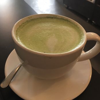 Baby's On Fire - Super yummy 16 ounce matcha green tea latte with almond milk - Coffee & Tea Near Me - Baltimore, Maryland