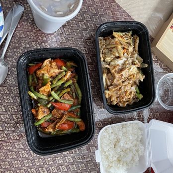 Circles Thai - two containers of food on a table - Thai Near Me - Collingswood, New Jersey