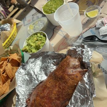 Cabo Bob’s Burritos - Steak burrito with the trio dip - Mexican Near Me - San Antonio, Texas Cabo Bob’s Burritos - Steak burrito with the trio dip - Mexican Near Me - San Antonio, Texas