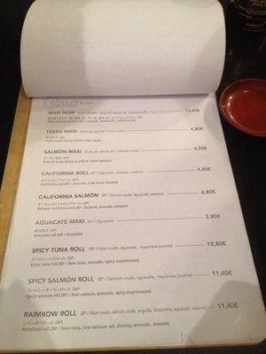 Menu photo 6 Wasabi Barcelona, B