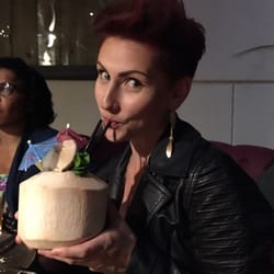 The coconut drink is actually made from fresh young coconut! It's so legit it's an explosion of flavor