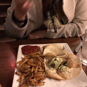 The Waterfront Hotel - Tacos with guacamole sauce and fries - New American Near Me - Baltimore, Maryland The Waterfront Hotel - Tacos with guacamole sauce and fries - New American Near Me - Baltimore, Maryland