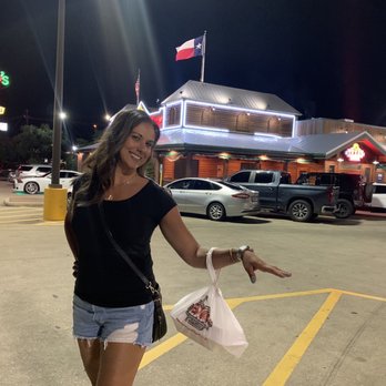 Texas Roadhouse - My friend with her special edition Texas Roadhouse "Gucci" bag! - American Near Me - Conroe, Texas Texas Roadhouse - My friend with her special edition Texas Roadhouse "Gucci" bag! - American Near Me - Conroe, Texas