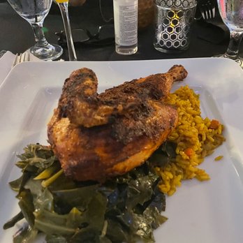 Wilson’s - I had this spice chicken with jollof rice and greens. SO good! Drinks were good and strong too. - Music Venues Near Me - Hi-Nella, New Jersey Wilson’s - I had this spice chicken with jollof rice and greens. SO good! Drinks were good and strong too. - Music Venues Near Me - Hi-Nella, New Jersey