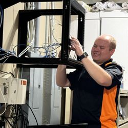 Precision IT Solutions - Installing Network equipment!