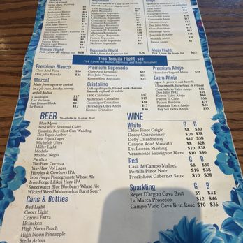 Azul Cantina - Menu - Tex-Mex Near Me - Pigeon Forge, Tennessee