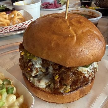 Lawrence Barbecue - Hot honey chicken sando - Barbeque Near Me - Cary, North Carolina