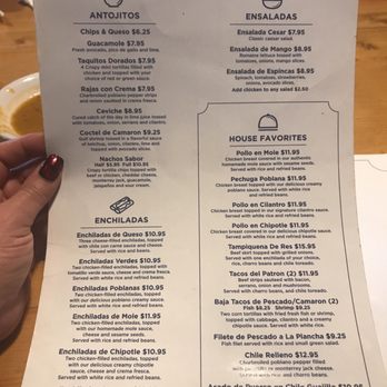 Sabor Cocinabar - Menu - Mexican Near Me - San Antonio, Texas Sabor Cocinabar - Menu - Mexican Near Me - San Antonio, Texas