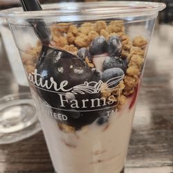 Henry D's Restaurant - First time I ever had the yogurt parfait with strawberries, blueberries and granola. It hit the spot.