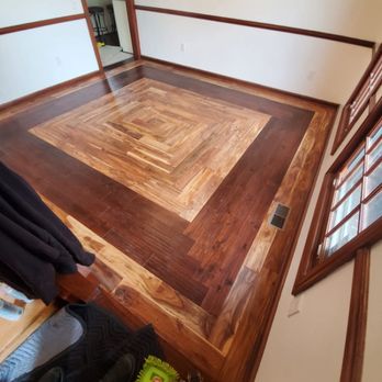 Character Remodeling - Hardwood floor installation in unique pattern - Flooring Near Me - Baltimore, Ohio