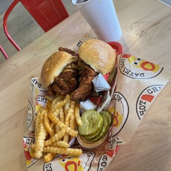 Dave's Hot Chicken - Dave's #2 2 Sliders w/ Fries mediums - Chicken Shop Near Me - Milwaukee, Wisconsin