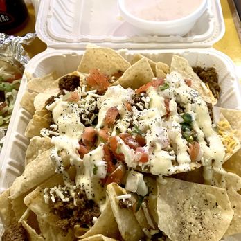 Fuzzy's Taco Shop - Ground beef nachos. - Tex-Mex Near Me - Fort Worth, Texas