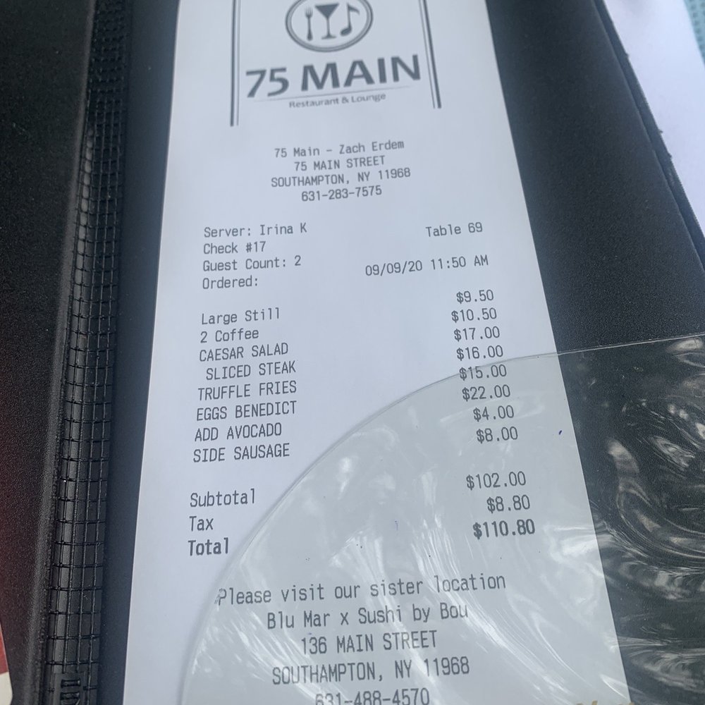 75 Main - The Damage! - New American Near Me - Southampton, New York 75 Main - The Damage! - New American Near Me - Southampton, New York