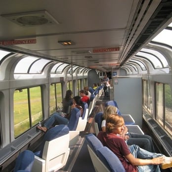 Amtrak - Sighteer Lounge Car - Train Stations Near Me - Emeryville, California