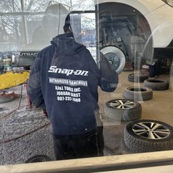 Mavis Discount Tire - This is Chris working on my brakes needed all four discs replaced.