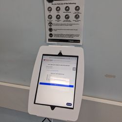 MEDCENTRE Health - Check in using one of two iPads.