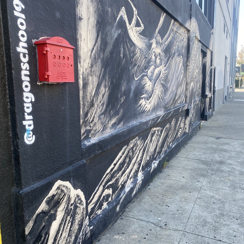 Dragon - View from left - Public Art Near Me - Oakland, California