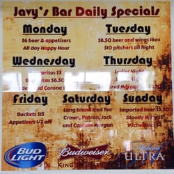 Javys Bar And Grill - Daily specials!! Clark and have a good time!