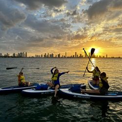 Biscayne Bay Paddleboard & Kayaks - Breathtaking Miami sunsets.