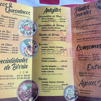 Birrieria El Toro Chido - Main Menu - Tacos Near Me - Norwalk, California