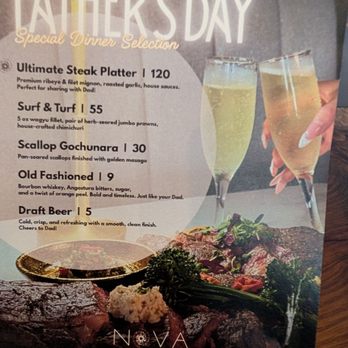 Nova Kitchen & Bar - Father's Day Dinner on 6/21/2026. - Asian Fusion Near Me - Garden Grove, California Nova Kitchen & Bar - Father's Day Dinner on 6/21/2026. - Asian Fusion Near Me - Garden Grove, California
