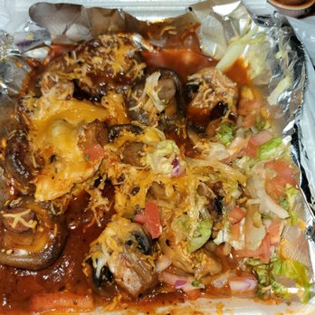 Acapulco - Hard to tell due to the poor & lazy presentation but this is the Diabla Mushrooms - taste is interesting, kinda a spicy BBQ flavor. - Mexican Near Me - Waipahu, Hawaii Acapulco - Hard to tell due to the poor & lazy presentation but this is the Diabla Mushrooms - taste is interesting, kinda a spicy BBQ flavor. - Mexican Near Me - Waipahu, Hawaii