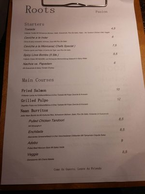 Menu photo 3 Roots Hamburg, HH