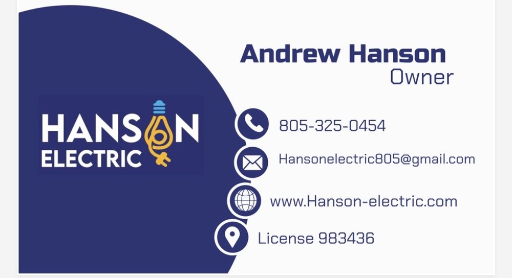 Slide of Hanson Electric