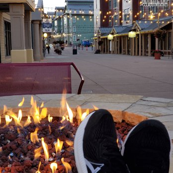 Marriott's Summit Watch - Bonfires on Main Street, right outside the hotel - Hotels Near Me - Park City, Utah