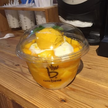 Caffébene - Mango yogurt. - Coffee & Tea Near Me - Boston, Massachusetts Caffébene - Mango yogurt. - Coffee & Tea Near Me - Boston, Massachusetts