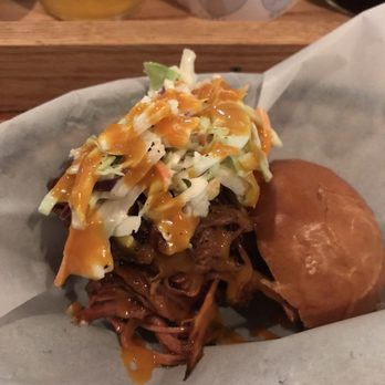Wolf Hollow Brewing Company - Very tasty pulled pork slider snack. Cheap and delicious! - Breweries Near Me - Schenectady, New York Wolf Hollow Brewing Company - Very tasty pulled pork slider snack. Cheap and delicious! - Breweries Near Me - Schenectady, New York