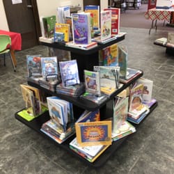 Yucaipa Public Library - Fun display of children's books and videos.