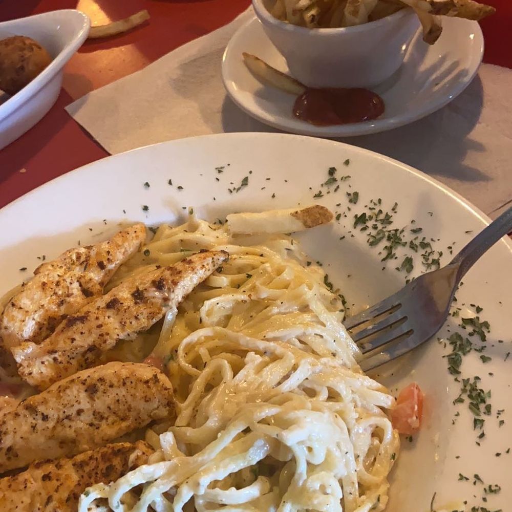 Wintzell's Oyster House - Blackened Chicken Alfredo French Fries - Seafood Near Me - Mobile, Alabama Wintzell's Oyster House - Blackened Chicken Alfredo French Fries - Seafood Near Me - Mobile, Alabama