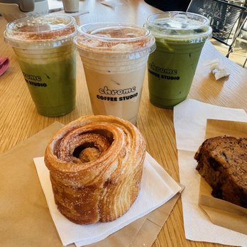 Chrome Coffee Studio - Banana cream latte - Coffee & Tea Near Me - Torrance, California