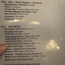 Carmen's Cafe - Great wine!