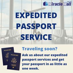 Miracle Mail Print and Business Center- UPS, FedEx, USPS - Expedited Passport Service