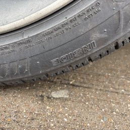 Tire installed incorrectly! Irregular wear is noticeable. I was told I needed to buy 2 new tires! Tire installed incorrectly! Irregular wear is noticeable. I was told I needed to buy 2 new tires!