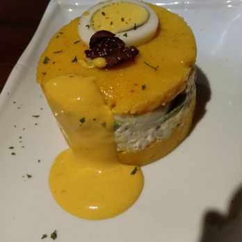 El Chullo Peruvian Restaurant & Bar - Causa rellena de pollo - Peruvian Near Me - Phoenix, Arizona El Chullo Peruvian Restaurant & Bar - Causa rellena de pollo - Peruvian Near Me - Phoenix, Arizona