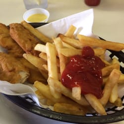 Miller's Family Restaurant - Chicken strips and fries