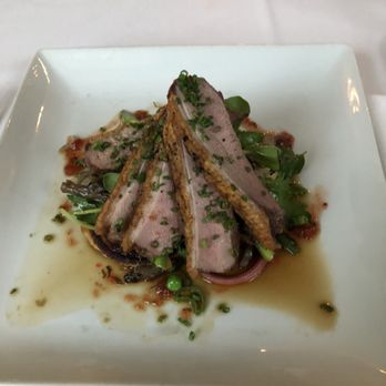 Bolete Restaurant - Duck breast on duck liver pancakes - New American Near Me - Bethlehem, Pennsylvania