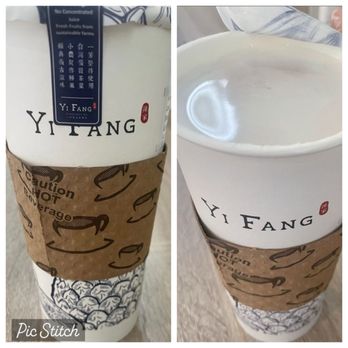 Yifang Taiwan Fruit Tea - Taro with soy milk. Love the pineapple cups (05/05/2024) - Bubble Tea Near Me - Walnut Creek, California Yifang Taiwan Fruit Tea - Taro with soy milk. Love the pineapple cups (05/05/2024) - Bubble Tea Near Me - Walnut Creek, California