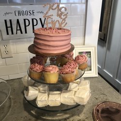 Tony's Old Fashioned Bakery - Petit fours on bottom layer