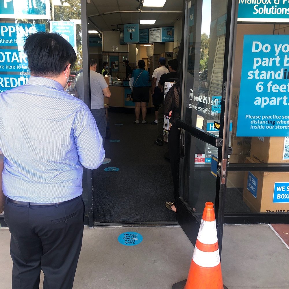 Line out the door Line out the door