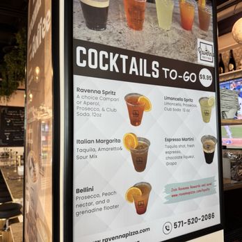 Ravenna Pizza - Cocktails to-go! - Pizza Near Me - Arlington, Virginia Ravenna Pizza - Cocktails to-go! - Pizza Near Me - Arlington, Virginia