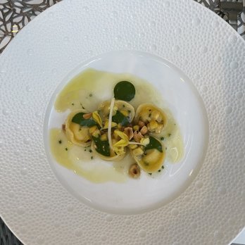 Le Jardinier - Tortellini Summer tasting menu - French Near Me - Miami, Florida