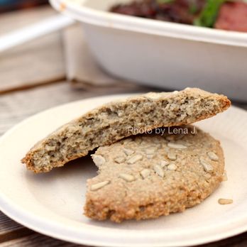 Tatanka Truck - Sunflower Cookie ($3) - Sunflower cookie sweetened with maple and topped with toasted sunflower seeds. Delicious! - Food Trucks Near Me Tatanka Truck - Sunflower Cookie ($3) - Sunflower cookie sweetened with maple and topped with toasted sunflower seeds. Delicious! - Food Trucks Near Me